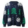 thumbnail image 4 of Winter Sweaters for Women Women Winter Crewneck Embroidered Knit Pullover Sweater Soft Cozy Casual For Fall Holiday Season With Festive Design And Warm Comfort Fit Ugly Christmas Sweaters, 4 of 4