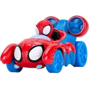 Marvel Spidey and His Amazing Friends Amazing Metals 4-Pack Die-Cast Vehicles, 3-Inch Water-Webs Cars with Built-In Characters