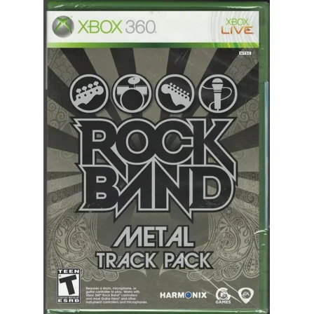 Rock Band: Metal Track Pack Xbox 360 (Brand New Factory Sealed ) Xbox