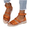 thumbnail image 4 of Juebong Sandals clearance Platforms & Wedges Women Girls Espadrilles Dressy Open Toe Buckle Ankle Strap Casual Summer Sandal, 4 of 5