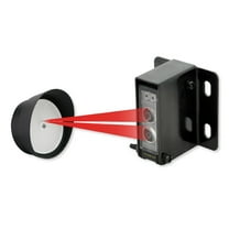 Seco-Larm E-936-S45RRGQ Retro Reflective Photoelectric Beam Sensor, 45ft (14m) Sensing Range, Weatherproof (IP66) Construction for Indoor/Outdoor use, Pre-Wired 6ft (1.8m) Cord