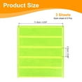 thumbnail image 2 of Uxcell Reflective Stickers, Waterproof Adhesive Night Warning Sticker High Visibility Safety Reflector Tape Strip Fluorescent Yellow, 2 of 7