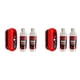 thumbnail image 1 of Tabla de Limpieza de Vidrios, Removedor PelíCula Aceite Vidrio para AutomóViles, Revestimiento Vidrio para Eliminar la Fuerza del Parabrisas (2 Pieza Roja y 4 Piezas de Limpiador), 1 of 7