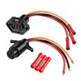 thumbnail image 1 of Wartleves CQJJTKX Enchufe para motor de arrastre, enchufe y receptáculo para motor de arrastre de 3 cables de calibre 8, enchufe para motor de arrastre impermeable profesional, para barco Minn Kota, c, 1 of 7