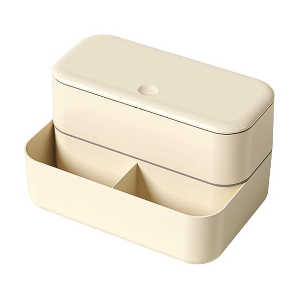 Organizador de maquillaje, organizador y contenedor de maquillaje, bandejas de maquillaje para tocador A