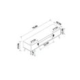 thumbnail image 3 of Manhattan Comfort Haley 70.9" Mid-Century Modern TV Stand in Natural & Beige, 3 of 11