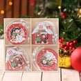 thumbnail image 3 of 12x árbol de navidad colgante decoración de navidad pequeño colgante regalo Color a Yuyangstore Colgante de árbol de Navidad, 3 of 8