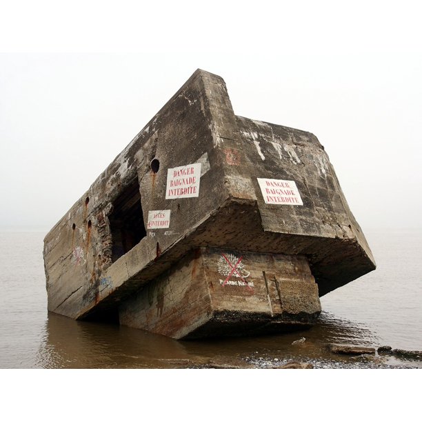 Casemate Pillbox Defense Concrete Fortification12 Inch BY 18 Inch