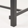 thumbnail image 4 of Afuera Living Outdoor Iron Dining Table in Light Gray and Black, 4 of 10