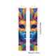 thumbnail image 3 of Decoraciones para fiestas de carnaval | Banderas y pancartas colgantes para el festival de Mardi Gras | Banderines decorativos de poliéster multicolor de 180 x 30 cm para jardín, patio o entrada, 3 of 6