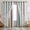 A, variant on 2 Panels Star Cutout Blackout Curtains, 40x52 Inch Double Layer Gradient Thermal Insulated Polyester Drapes with Sheer Layer, Light Blocking Window Curtains