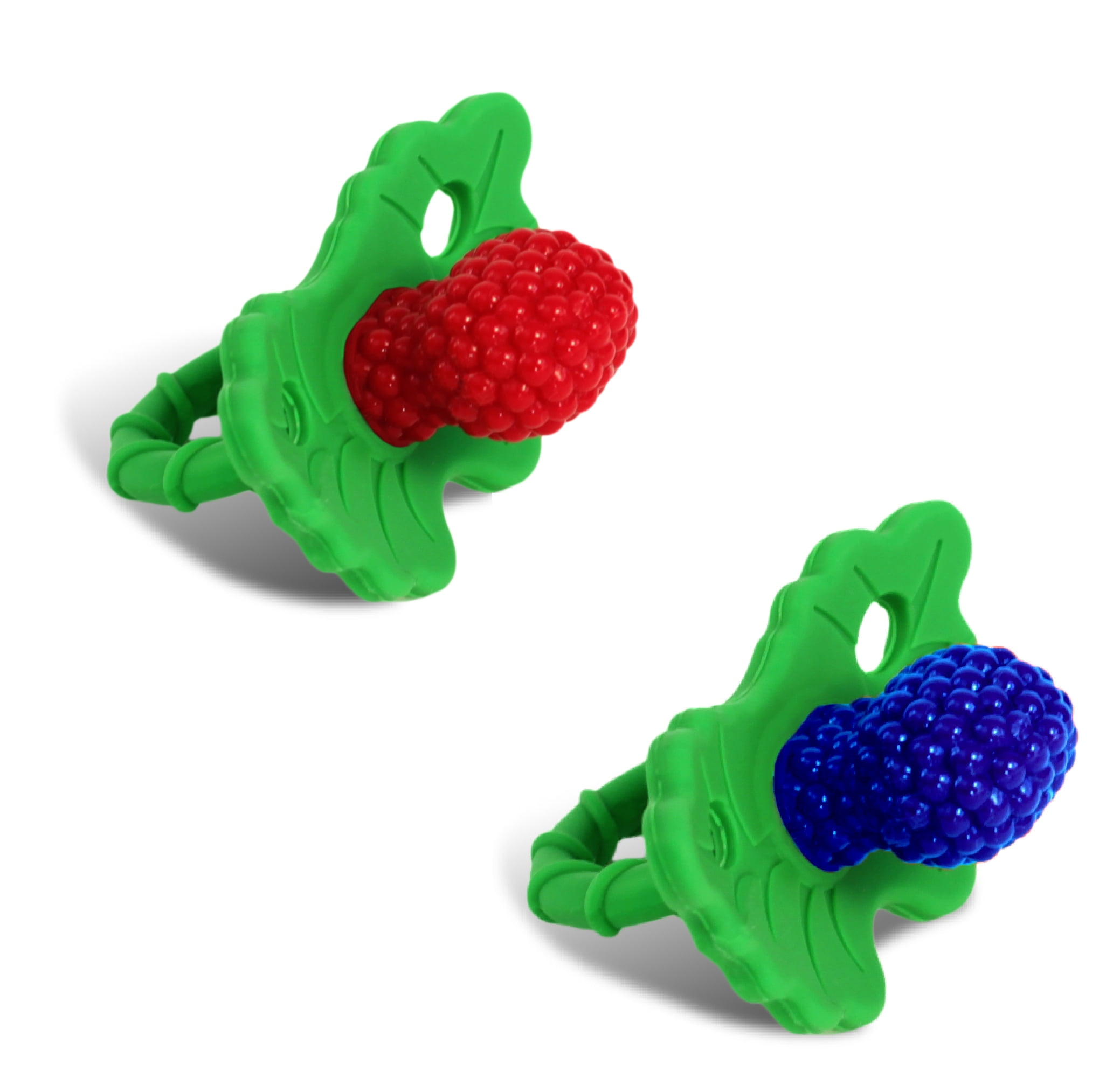 RaZbaby RaZberry Teether 2-Pack Red/Blue photo 1