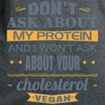 thumbnail image 3 of CafePress - Dont Ask About My Protein Veg Women's Dark T Shirt - Women's Traditional Fit Dark T-Shirt, 3 of 4