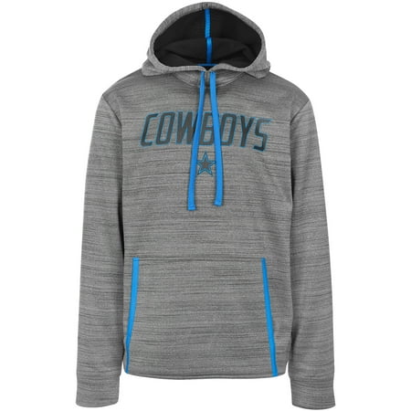 Dallas Cowboys Mens Jackets - Men's Charcoal Dallas Cowboys Hogan Pullover Hoodie