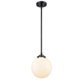 thumbnail image 7 of Innovations Lighting 284-1S-8 Beacon 1 Light 8" Wide Mini Pendant - Black / Polished, 7 of 7
