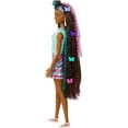 thumbnail image 2 of Barbie Ultra Chevelure Poupée à thème de papillons, cheveux 21,59 cm, 2 of 6