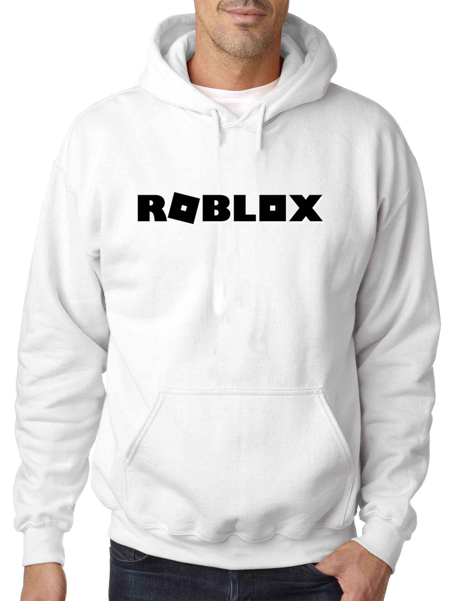 New Way 1168 Adult Hoodie Roblox Block Logo Game Accent