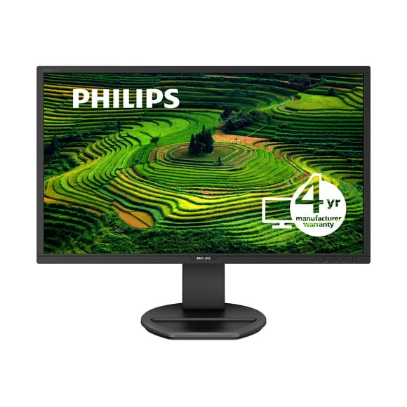Philips B Line 221B8LJEB - LED monitor - 22" (21.5" viewable) - 1920 x 1080 Full HD (1080p) @ 60 Hz - TN - 250 cd/m������ - 1000:1 - 1 ms - HDMI, DVI-D, VGA, DisplayPort - speakers - textured black