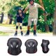 thumbnail image 5 of Kit de patinaje Soidarity 6 unids/set rodillera muñequera codera Ropa Deportiva negro rojo M, 5 of 6