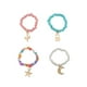 thumbnail image 1 of Anillo Con Cuentas De Flores, Anillos Coloridos Con Cuentas De Arroz, Anillos De Joyería, Regalos Para Mujeres Y Niñas 4 Uds Minnieouse AP005883-00, 1 of 6