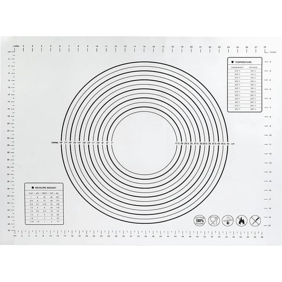 Extra Large Kitchen Silicone Pad,Non Stick Dough mat,Silicone mats for Kitchen Counter,31.5x23.6in Pastry mats for Rolling Dough with Measurement Baking Supplies for Kitchen(Black)