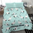 thumbnail image 4 of Juego de cama con nombre de grulla, 4 of 4