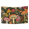 thumbnail image 6 of Yayeee Tapestry Wall Hanging for Bedroom 80 x 60" Home Decoration for Living Room, Colorful Mushroom, 6 of 7