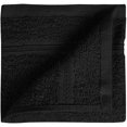 thumbnail image 5 of Beauty Threadz Fast Drying, Extra Absorbent, 100% Terry Cotton Washcloths, Black - Pack of 24, 5 of 7