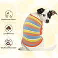 thumbnail image 2 of Kuoser Dog Shirt Breathable Summer Dog Clothes Cotton Dog Vest, Red, L, 2 of 7