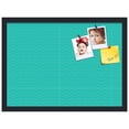 thumbnail image 2 of PinPix ArtToFrames 20x14 Custom Cork Bulletin Board    Poster Board Has a Fabric Style Canvas Finish, Framed in Satin Black (PinPix-650), 2 of 5