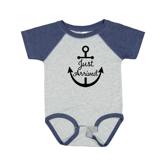 Inktastic Just Arrived New Baby Nautical Anchor Boys or Girls Baby Bodysuit