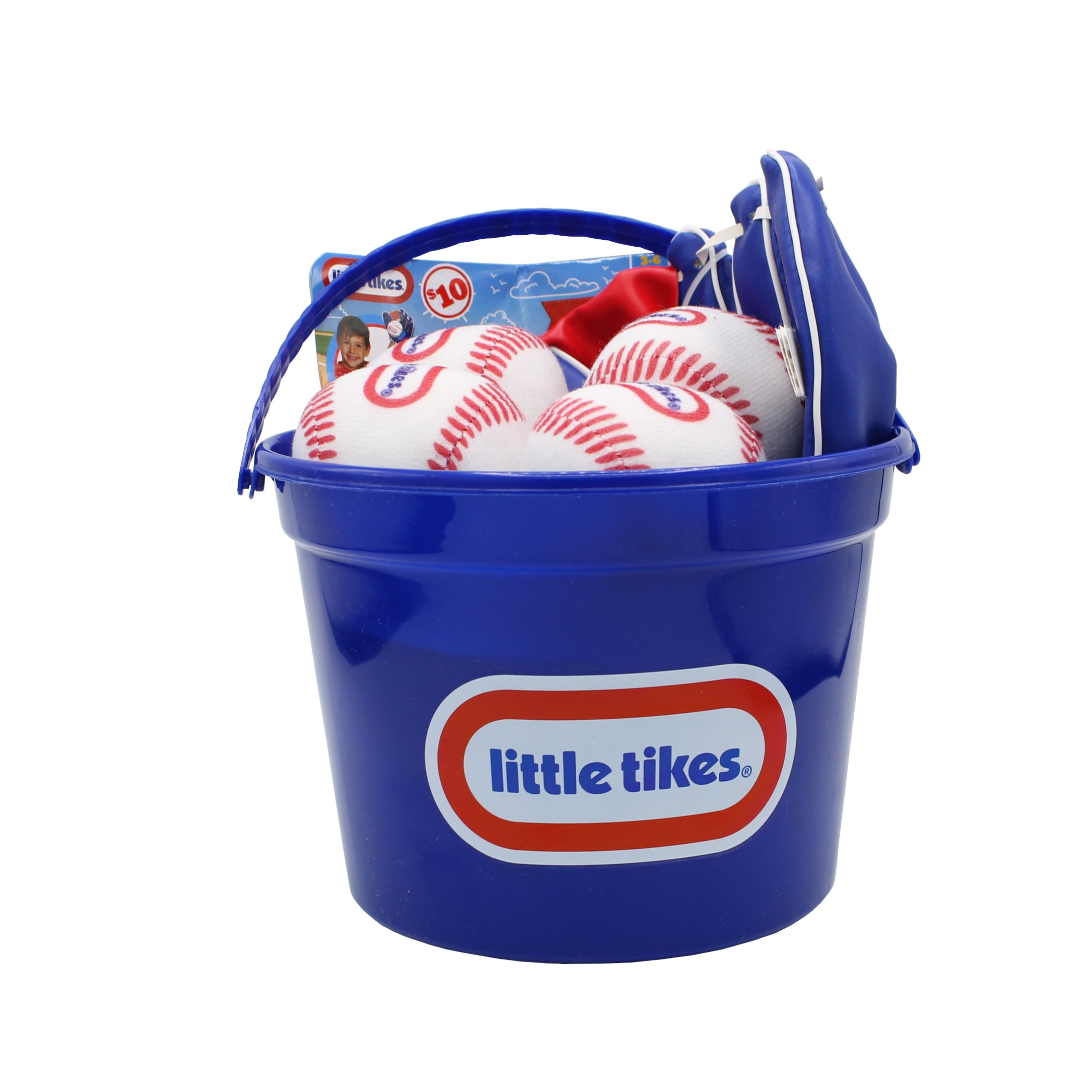 Little Tikes Baseball Bucket Ball And Mitt Set
