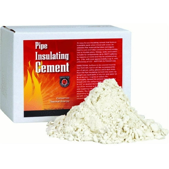 Meeco'S Red Devil 623 Pipe Insulating Cement - 2 lb, 4 Piece