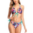 thumbnail image 3 of Beautyin Women's Bikini Swimsuit Triangle String Halter Two Piece Bathing Suits, 3 of 7