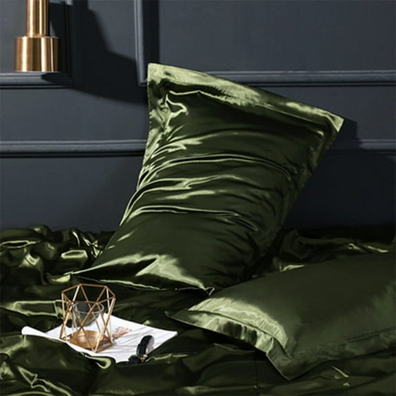 Pure Mulberry Silk Pillowcase Set Of 2 Soft Smooth Pillowcases for Hair And Skin 48X74cm Multiple Colors Available