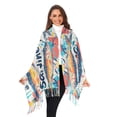 thumbnail image 3 of FORMRS Womens Scarf Winter Soft Long Big Warm Shawls Wrap Tassel Scarves, Yellow Sardines Pattern, 3 of 9