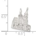 thumbnail image 4 of 925 Argent Sterling Église Collier Pendentif Religieux, 4 of 8