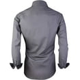 thumbnail image 2 of Alex Vando Mens Dress Shirts Regular Fit Long Sleeve Stretch Business Dress Shirts for Men, 2 of 6