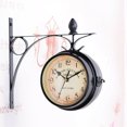 thumbnail image 3 of Horloge Murale de Jardin Extérieure Gentral Station Rotative Double Face Support Extérieur, 3 of 9