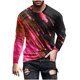 thumbnail image 1 of Blusas y camisas de manga larga y cuello redondo para hombre, camisetas casuales con estampado de moda y cuello redondo, blusas de licra de manga corta para hombre., 1 of 4