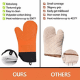 thumbnail image 3 of Guantes De Horno Malubero Malu1669 6 piezas Naranja, 3 of 3