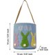 thumbnail image 4 of Bolsas de Pascua para niños – Cestas de conejito de cola peluda con asas – Bolsa de regalo de Pascua no tejida lavable para golosinas, 4 of 5