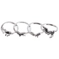 thumbnail image 4 of 4Pcs Belle Délicate Dinosaure en Forme de Conception Anneaux Femmes Bijoux de Mode Argent, 4 of 8
