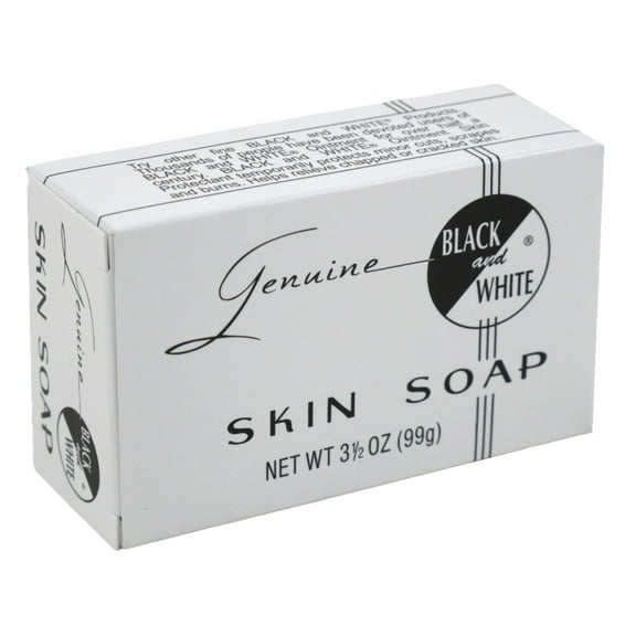 Black & White Skin Soap 3.5oz (Pack of 3)