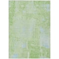 thumbnail image 2 of HomeRoots 596863 8 x 10 ft. Green & Sky Blue Abstract Washable Indoor & Outdoor Rectangle Area Rug, 2 of 5