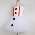 thumbnail image 5 of Disfraz de muñeco de nieve Olaf para niños, fiesta de Halloween, carnaval, vestidos de princesa, vestido de tutú blanco brillante para niñas pequeñas, ropa de Navidad, 5 of 5