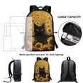 thumbnail image 6 of Uorisanigo Kids Cute Capybara Backpack School Casual Sport Daypack for Girls Boys 5-15 Year Large Capacity Travel Rucksack for School, Camps and Travel, 6 of 6