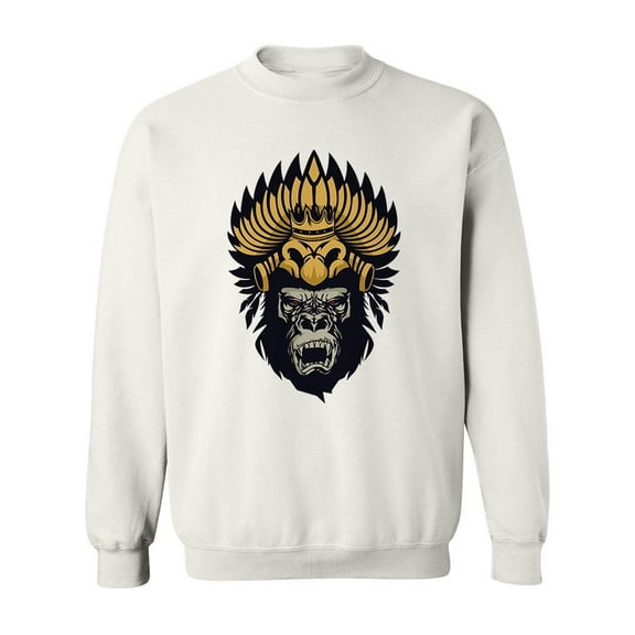 Angry Gorilla Design. Sweatshirt Men -Image by Shutterstock, Male 5X-Large