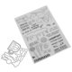 thumbnail image 5 of Sello Transparente Jadeshay para Tarjetas de Bricolaje Sellos de Goma, 5 of 14