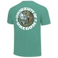 thumbnail image 3 of Men's  Green Oregon Ducks Comfort Colors Thick Lined Landscape T-Shirt, 3 of 3